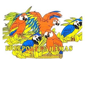 Vintage tropical Bahamas tee shirt xl